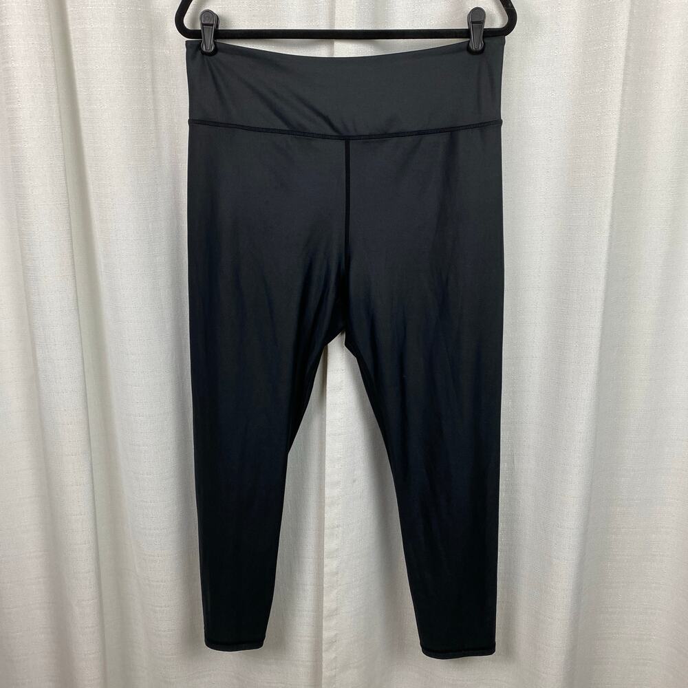 Zyia Black Metallic Light n Tight 7/8 Leggings Sz.20 - Picture 5 of 14